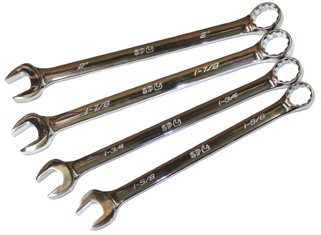 SP - 4PC ( 1-5/8 INCH - 2 INCH ) SAE LARGE JUMBO SPANNERS SET